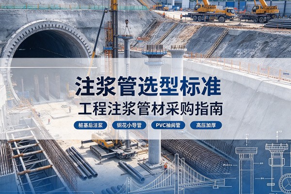 武进注浆管选型标准