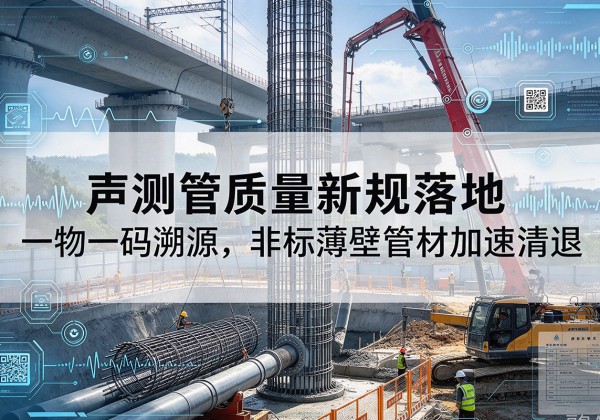 武进声测管质量新规落地，一物一码溯源，非标薄壁管材加速清退