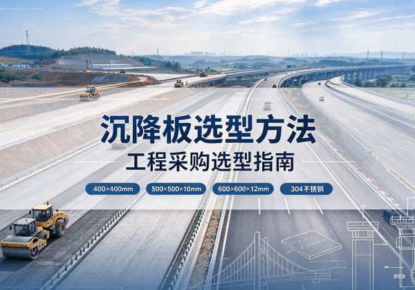 武进沉降板选择方法